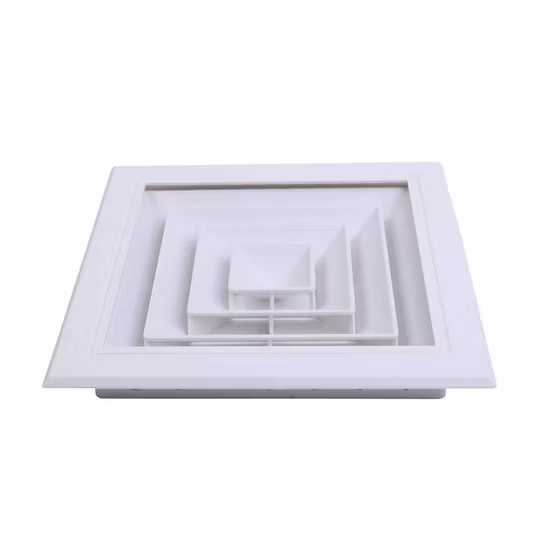 Ventilazione del sistema HVAC, griglia di ripresa dell'aria in ABS, prese d'aria