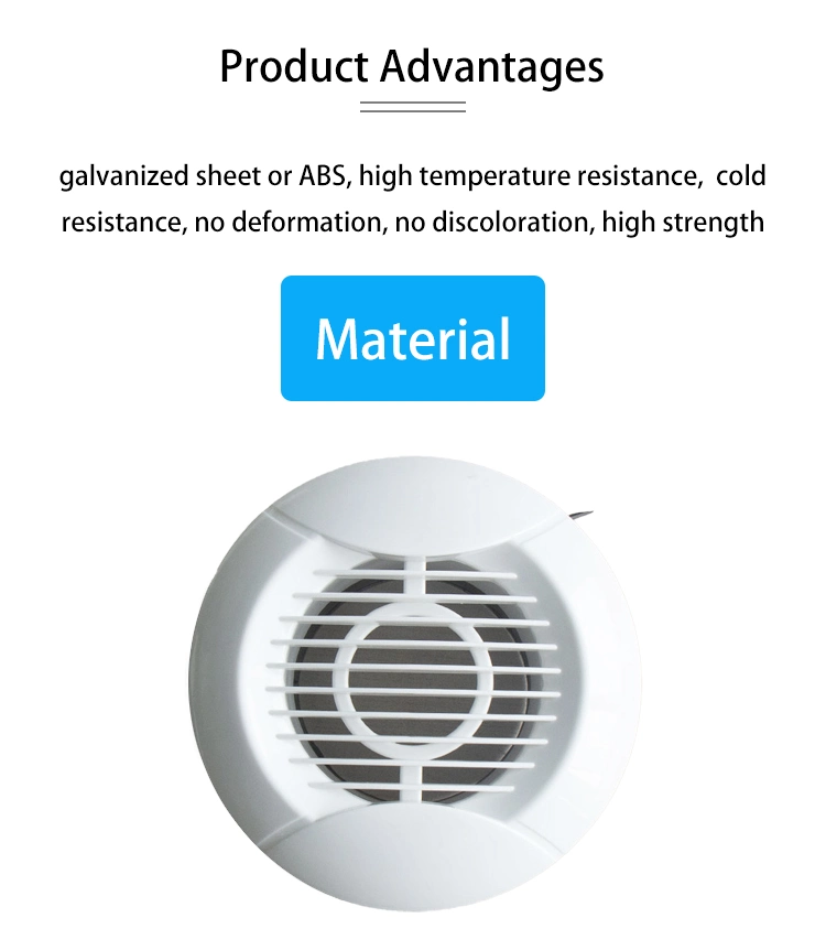 Fresh Air System Round Air Vent of Outside Wall for Home Ventilation