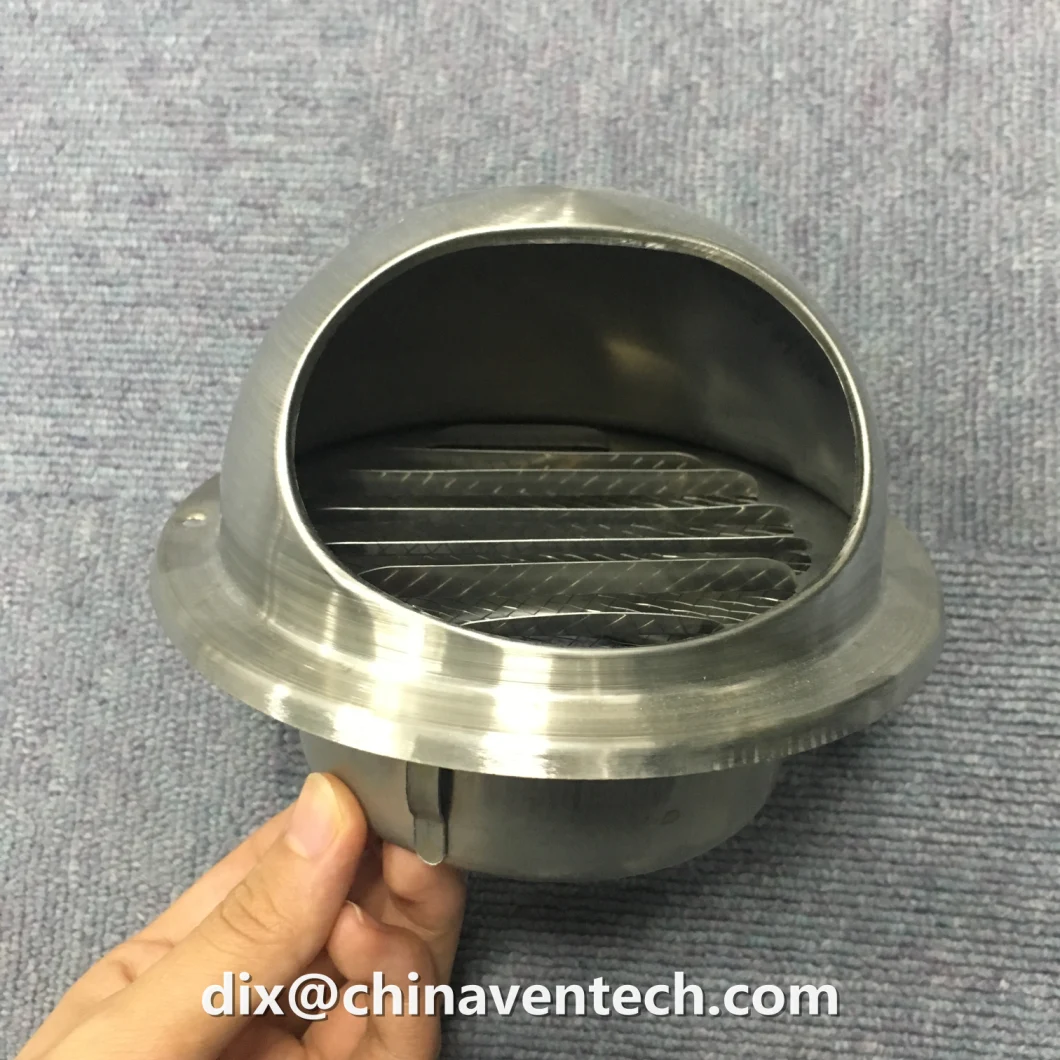 HVAC System Outdoor Weather Louver Round Air Vent Cap