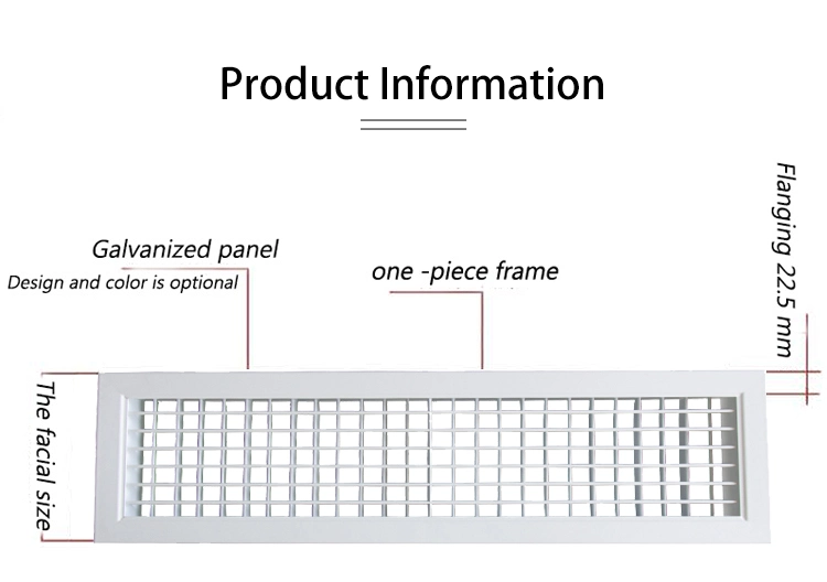 Ventilation Outlet Air Vent Grills Ventilation Ceiling Grilles PVC Adjustable Louver Air Outlet Return