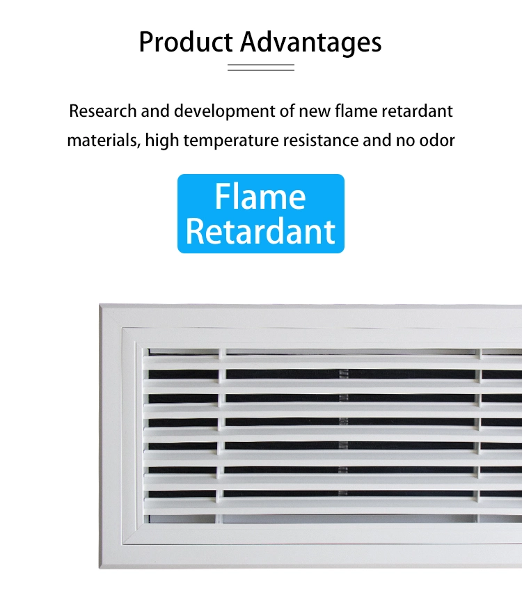 Ventilation Outlet Air Vent Grills Ventilation Ceiling Grilles PVC Adjustable Louver Air Outlet Return