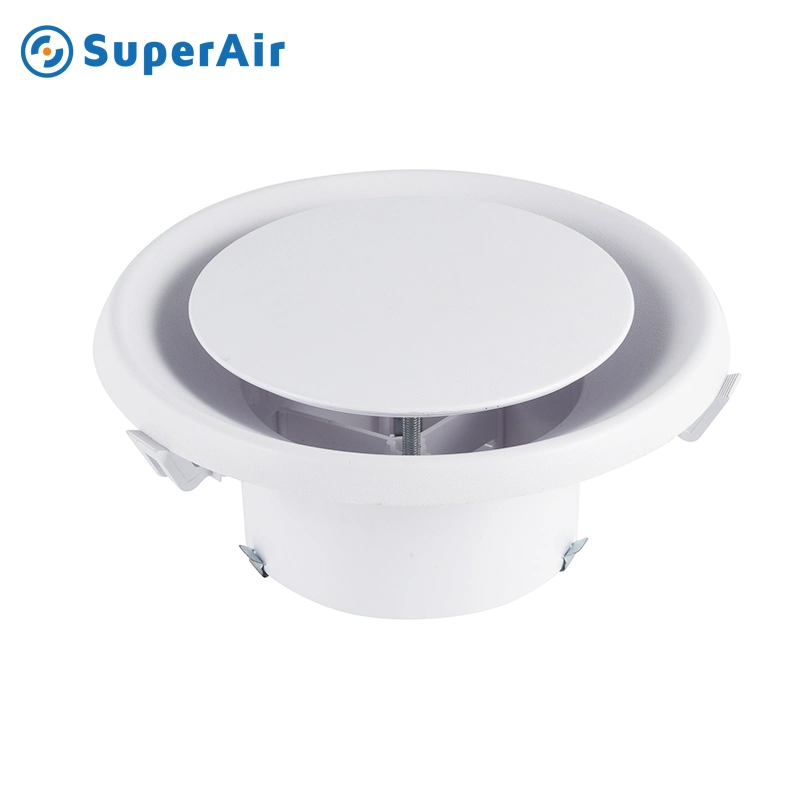 Good Sell Stainless Steel Vent with Brushed Finish Stainless Steel Valve Adjustable Ceiling Mounted Metal Supply Air Valve Grille