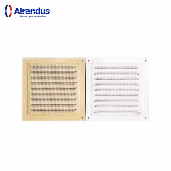 Sistema di ventilazione HVAC, griglia di ventilazione, distributore d'aria quadrato a soffitto