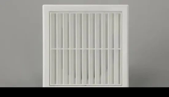 Alette fisse HVAC, griglie di ripresa aria a pavimento in alluminio e plastica